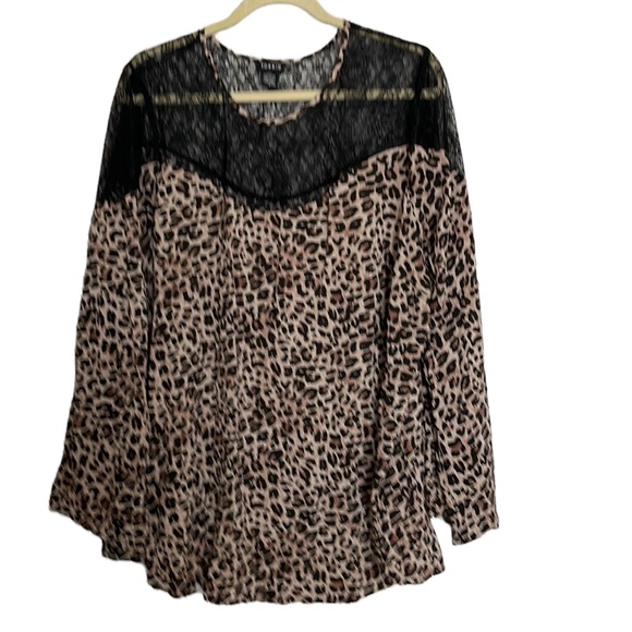 Torrid Leopard Print Blouse - Picture 2 of 11